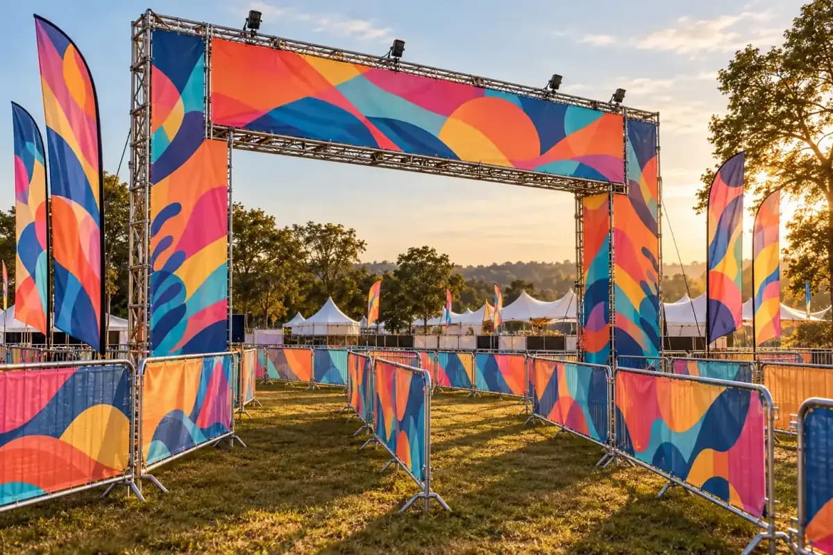 Tot ce trebuie printat pentru un eveniment în aer liber: ghid complet de planificare, de la intrare la scenă