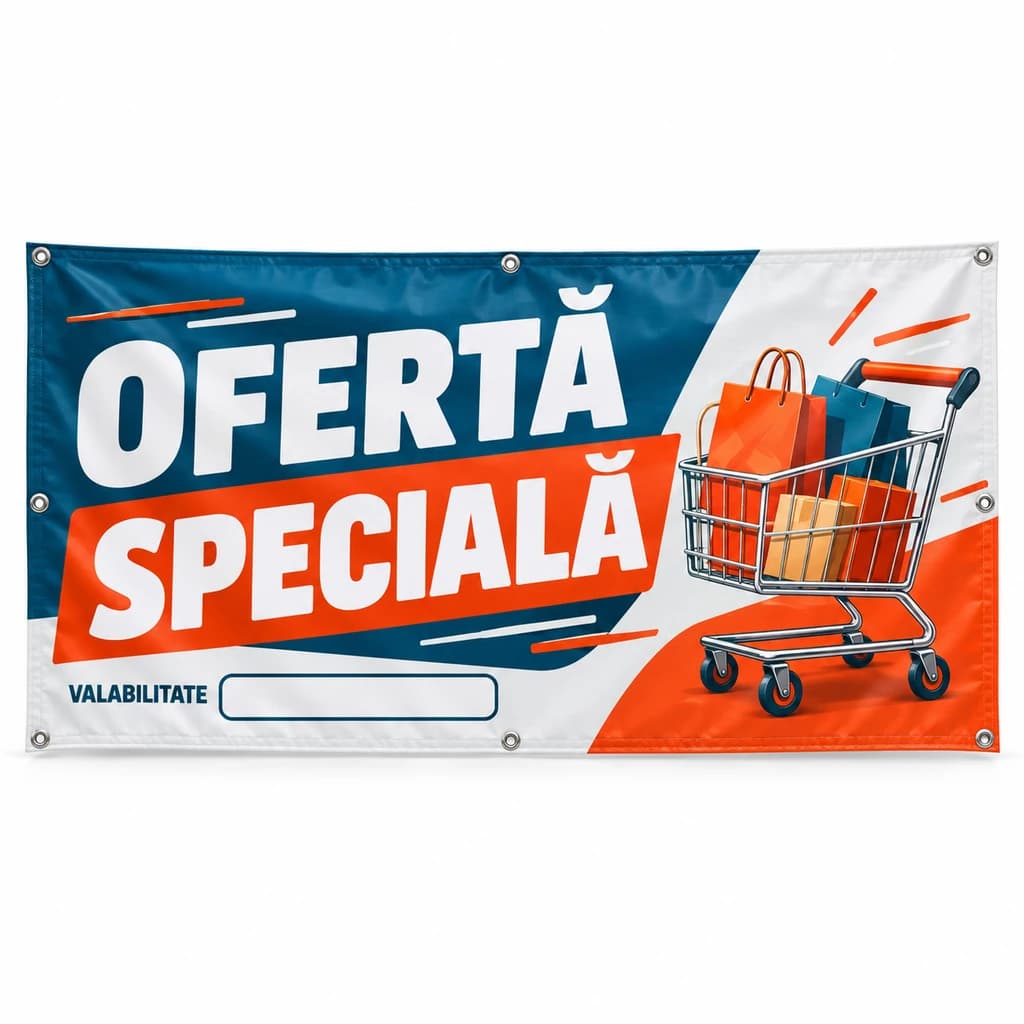 Banner ofertă cu termen de valabilitate – model modular