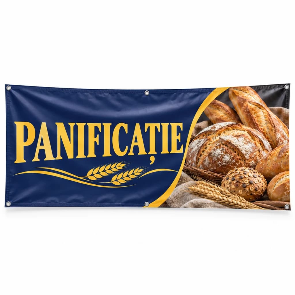 Banner panificație – model fotografic