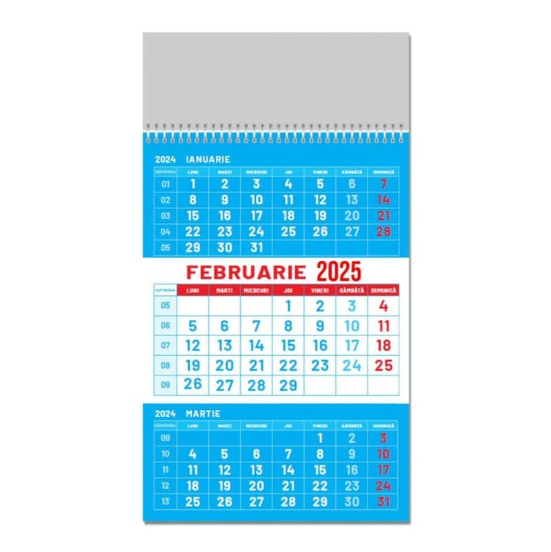 Calendar Triptic de Perete