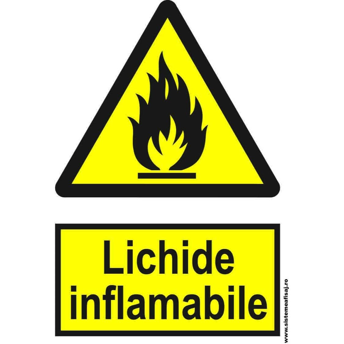 Semn Indicator Lichide Inflamabile