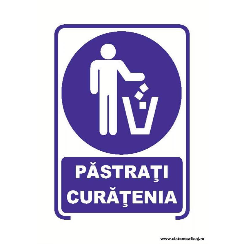 Semn Indicator Pastrati Curatenia