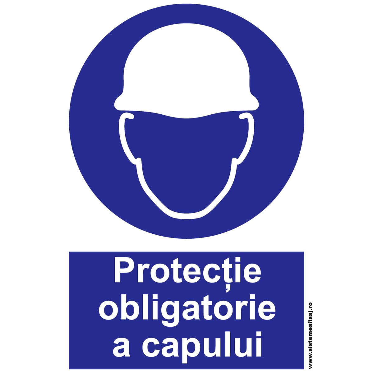 Semn Indicator Protectia Obligatorie A Capului