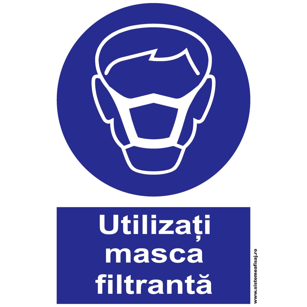 Semn Indicator Utilizati Masca Filtranta