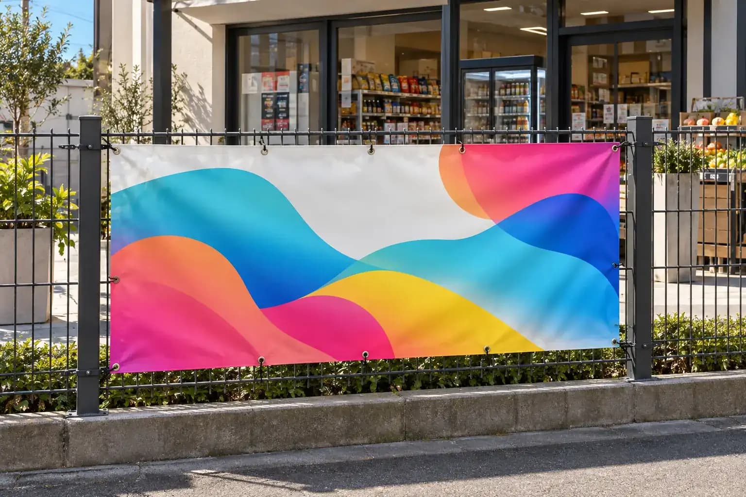 Bannerul publicitar de exterior, ghidul complet: material, dimensiune, fișier, montaj și durată
