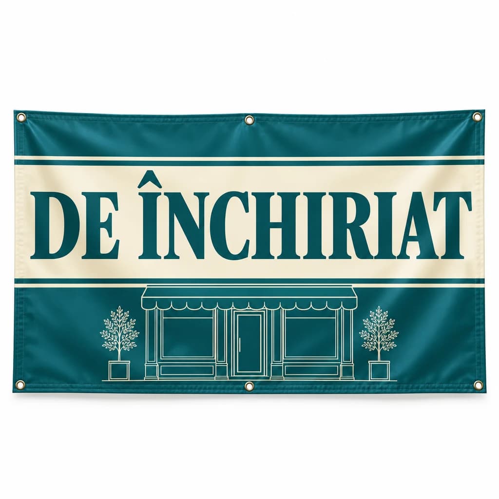 Banner de închiriat – model clasic | AdBanner România Banner de închiriat – model clasic - Tipar digital și personalizare online din categoria bannere