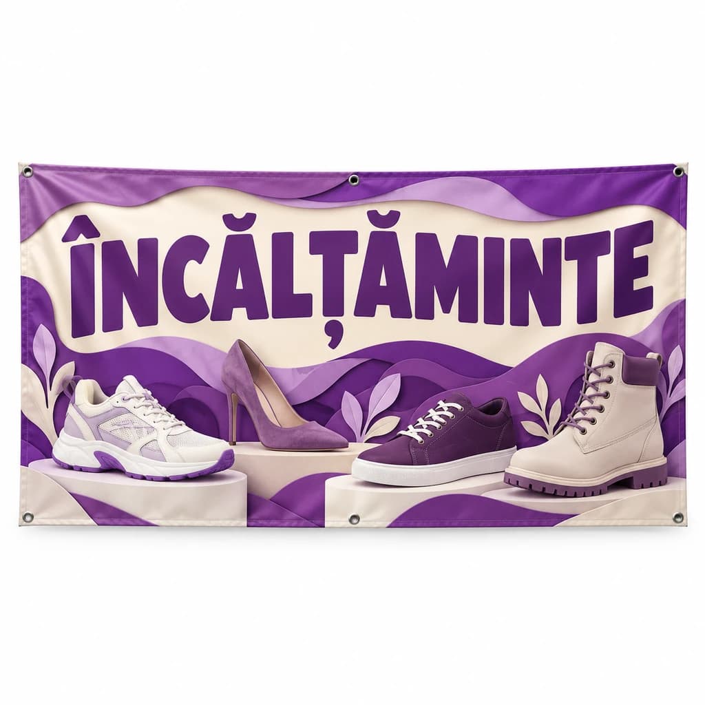 Banner încălțăminte – model urban