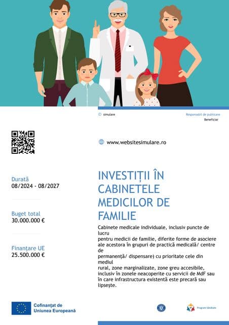 Afiș A3 - Program Sănătate