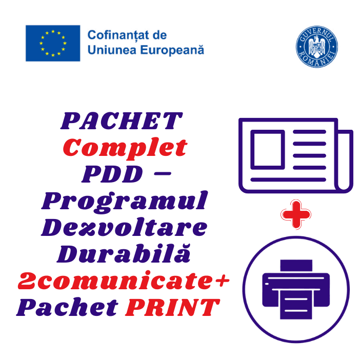 Set 20 Autocolante PDD - Dezvoltare Durabilă