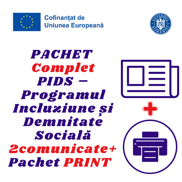 Set 20 Autocolante PIDS - Incluziune Socială