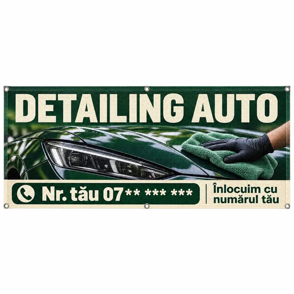 Mesh detailing auto cu numărul tău