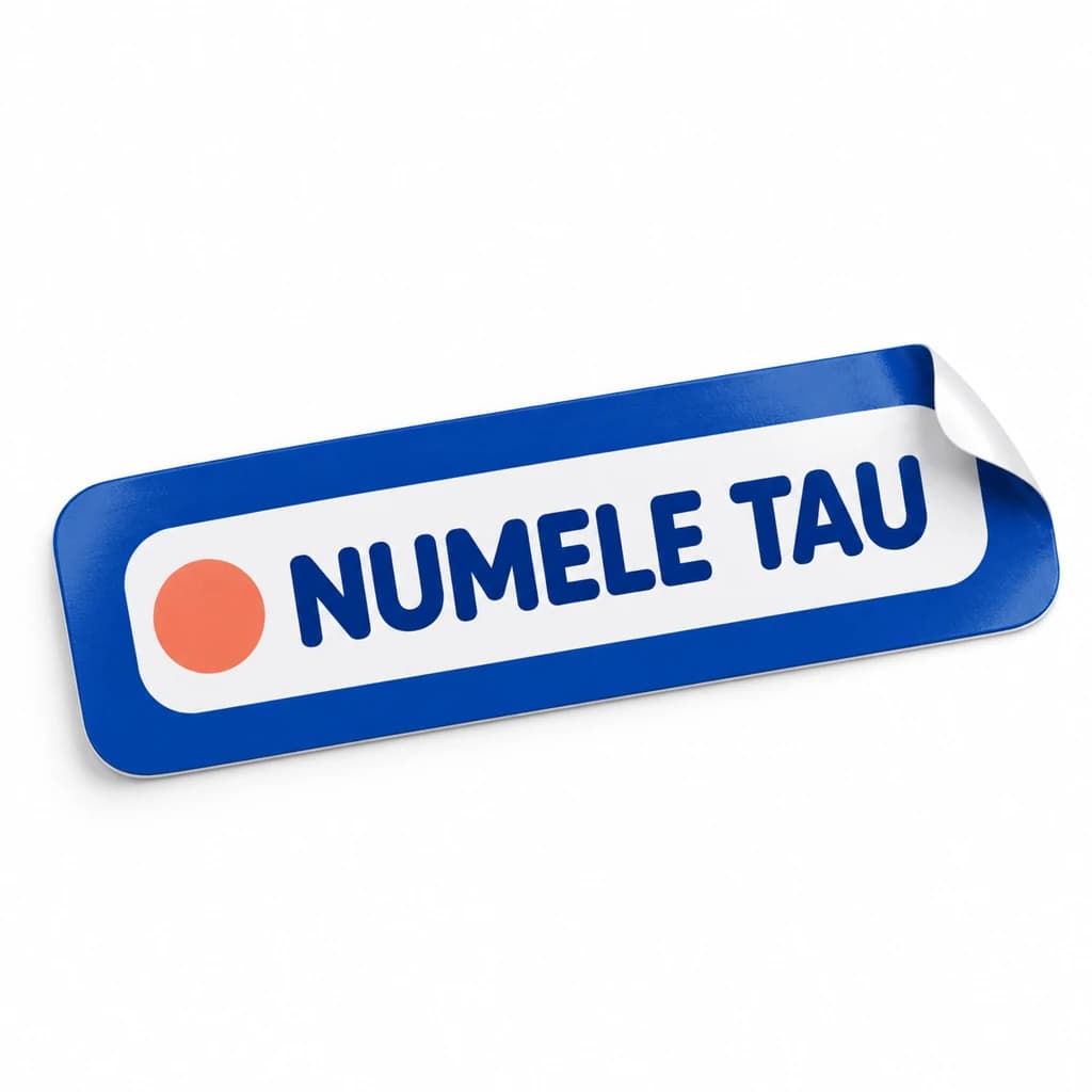Stickere personalizate cu nume