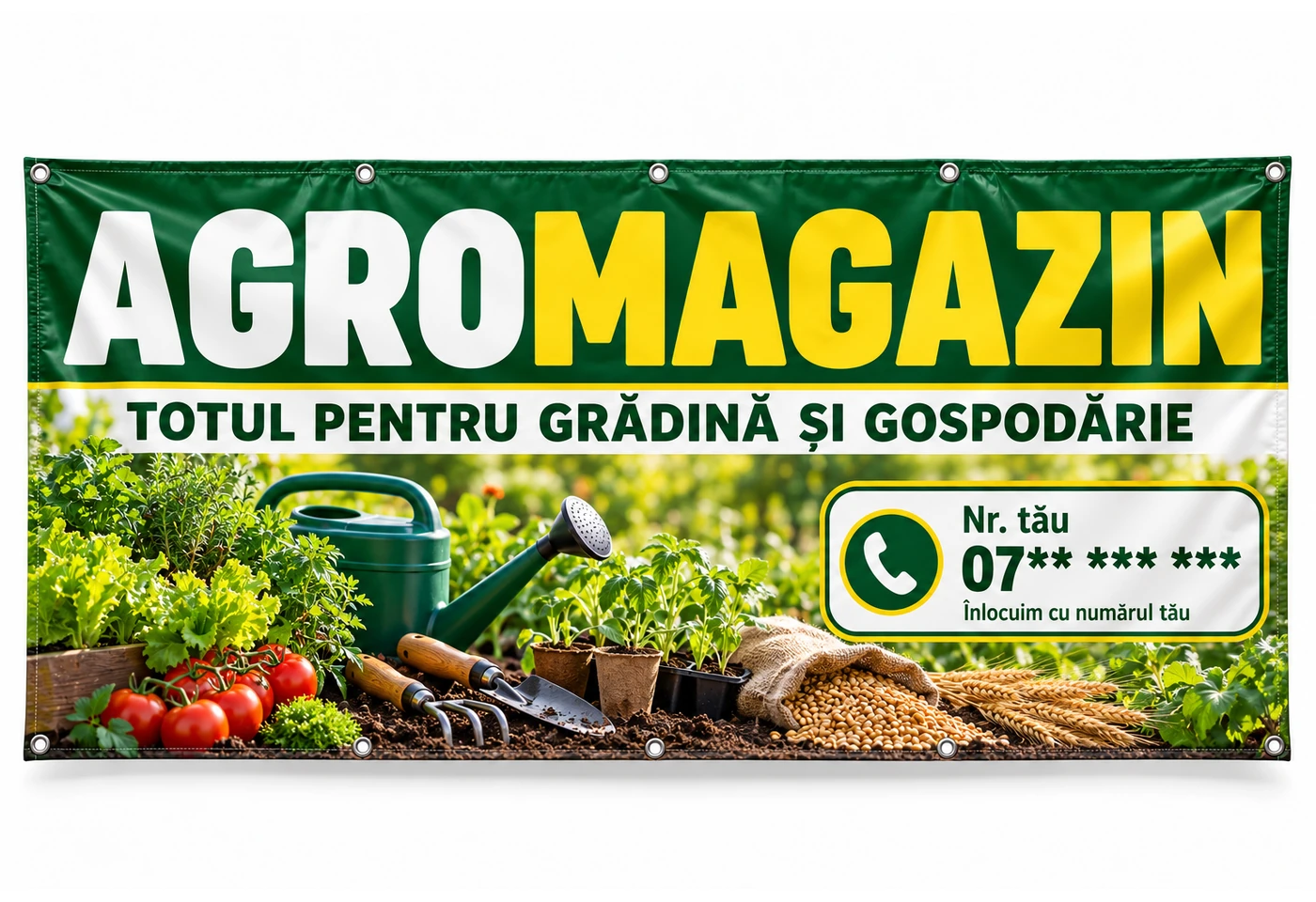 Banner agromagazin cu numărul tău