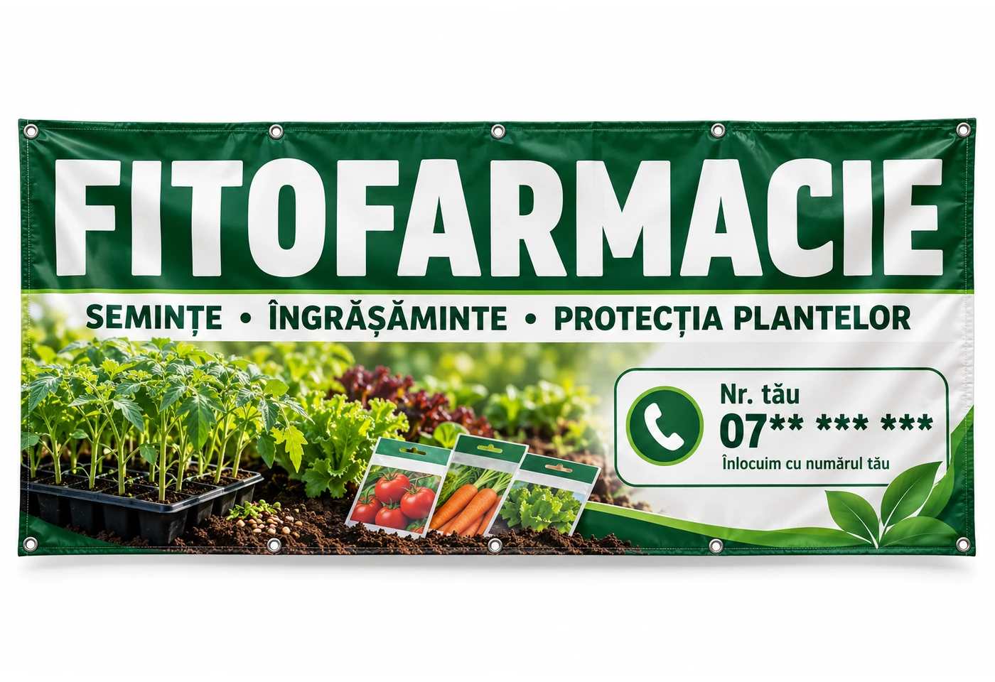 Banner fitofarmacie cu numărul tău